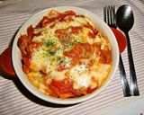 ジューシー★ナスと豚肉のトマトグラタン作り方8写真