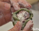 ふんわり♪もっちり♪抹茶生クリーム大福♪作り方18写真