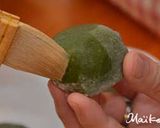 ふんわり♪もっちり♪抹茶生クリーム大福♪作り方20写真