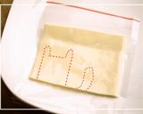 たれネコちゃんのしっぽおにぎり＊キャラ弁作り方2写真