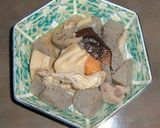 筑前炊きを甘味噌で味付け作り方4写真