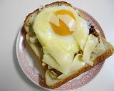 たまごとキャベツ❀チーズトースト作り方7写真