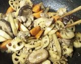 鶏肉と根菜の煮物作り方7写真