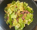 今が旬！春キャベツのペペロンチーノ作り方3写真