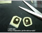 キャラ弁★稲荷寿司deスティッチ作り方6写真