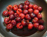 チョコブラマンジェ♡チェリーソース添え作り方2写真