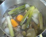 鶏ガラで作るラーメンスープ作り方5写真