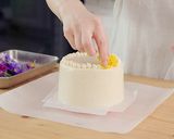 ガーデンケーキ (エディブルフラワー)作り方27写真