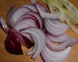紫玉ねぎと筍のお味噌汁作り方2写真