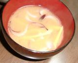紫玉ねぎと筍のお味噌汁作り方3写真