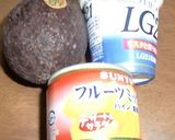 アボカドとフルーツ缶のヨーグルト和え作り方1写真