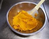 南瓜たっぷり☆かぼちゃロールケーキ♪作り方3写真