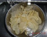 古漬たくあんのきんぴら。作り方1写真