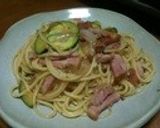 簡単 ズッキーニとベーコンのパスタ作り方7写真