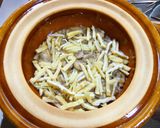 【土鍋】あさりと油揚げのごはん作り方5写真