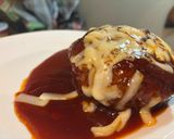 炙りチーズ＆赤ワインソース極厚ハンバーグ作り方7写真