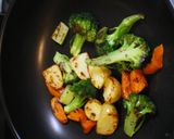 本掲載！ごろごろ野菜の時短うめっすソテー作り方3写真