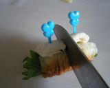 お弁当に♪しそとチーズのクルクルちくわ作り方3写真