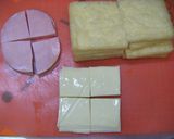カリッ！ジュワッ！のハムチ―油揚げ☆作り方1写真