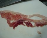やわらか薄切り肉のさっぱり梅しそ巻き作り方3写真