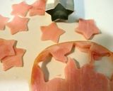 キラキラ☆お星様ハムのゼリー寄せ作り方1写真