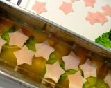 キラキラ☆お星様ハムのゼリー寄せ作り方4写真