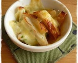 お弁当に☆カニカマと枝豆のチーズマヨ焼き作り方4写真