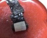 ６月かまぼこで子供キャラ弁！かたつむり作り方2写真