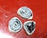 ６月かまぼこで子供キャラ弁！かたつむり作り方3写真