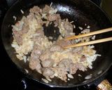 ゴロゴロ牛肉のカレーチャーハン作り方3写真