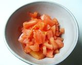 きざみトマトのイタリア風サンド作り方1写真