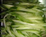 大葉とお酢で♪豆乳ヘルシーサラダそば夏冷作り方5写真