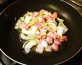 残ったカレーでカレーナポリタン！作り方4写真