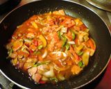 残ったカレーでカレーナポリタン！作り方6写真