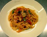 残ったカレーでカレーナポリタン！作り方8写真