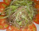 大葉とお酢で♪豆乳ヘルシーサラダそば夏冷作り方13写真