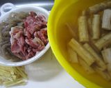 新ごぼうのたたき煮作り方2写真