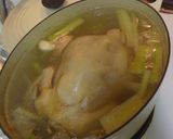 ギリシャの味　卵とレモンのチキンスープ作り方2写真