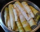 真竹のシャキシャキ炒め~♪作り方1写真