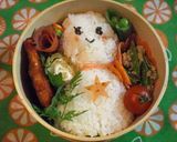 てるてる坊主★弁当作り方3写真