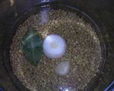 レンズ豆のパスタ♪作り方1写真