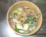 肉うどん♪簡単豚肉長ねぎ作り方12写真