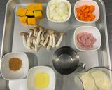 かぼちゃの豆乳スープ作り方1写真