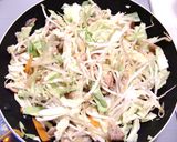 バターin☆野菜たっぷり焼きラーメン作り方5写真