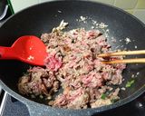 牛薄切り肉と夏野菜の中華味噌炒め作り方3写真