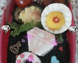 ＊簡単キャラ弁＊きらきらダイヤモンド♡作り方4写真