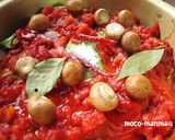 チーズトマトでキャベツとひき肉の重ね煮＊作り方5写真