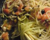 夏野菜と金山寺味噌のパスタ作り方4写真