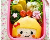 ギザギザおかっぱヘアの女の子＊キャラ弁作り方7写真