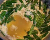 食べ応えあり♪ふわふわニラ卵汁作り方8写真